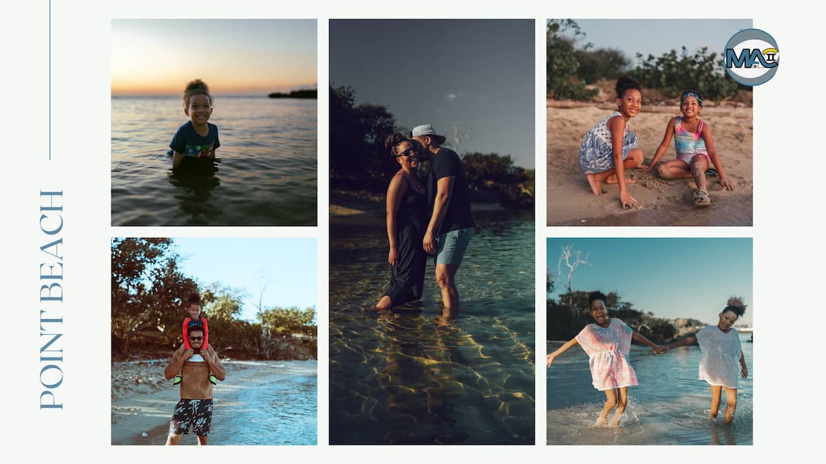 Beach on Jamaica's north coast near Montego Bay and Lucea