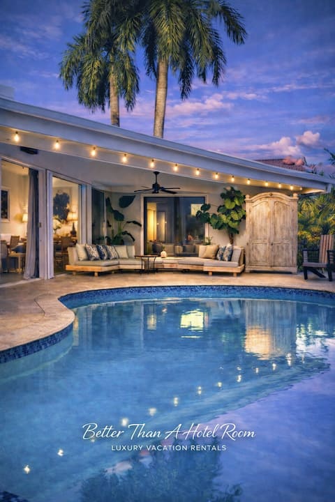 Resort LuxeWaterfrontTropical Paradise HtdPool/Spa