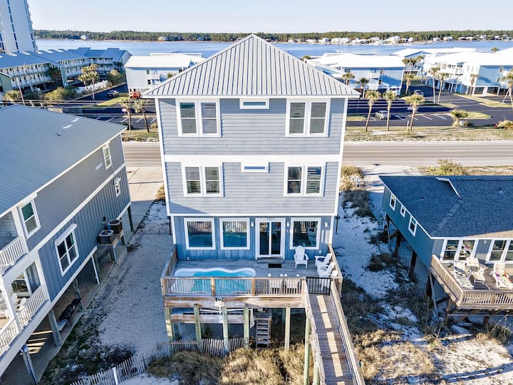 Cookin' Up Fun 2 Gulf Front Private Pool 8 Bedroom - Gulf Shores, AL