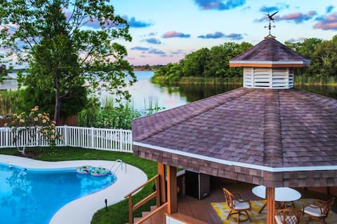 Waterfront Heated Pool, Sleeps 22 - 4plex