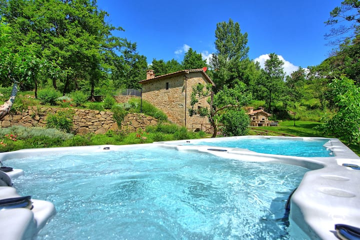 Villa Mulino - Ancien Moulin Entièrement Rénové En - Cortona