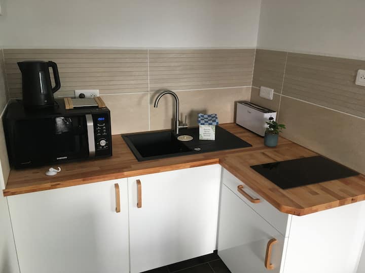 Studio-confort-douche-vue Mer-balcon - Wimereux