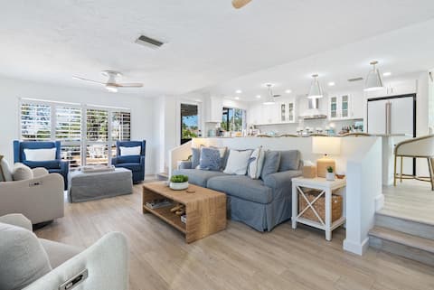Popular Airbnb listing: Completely Remodeled "Beach House on Siesta" in Siesta Key