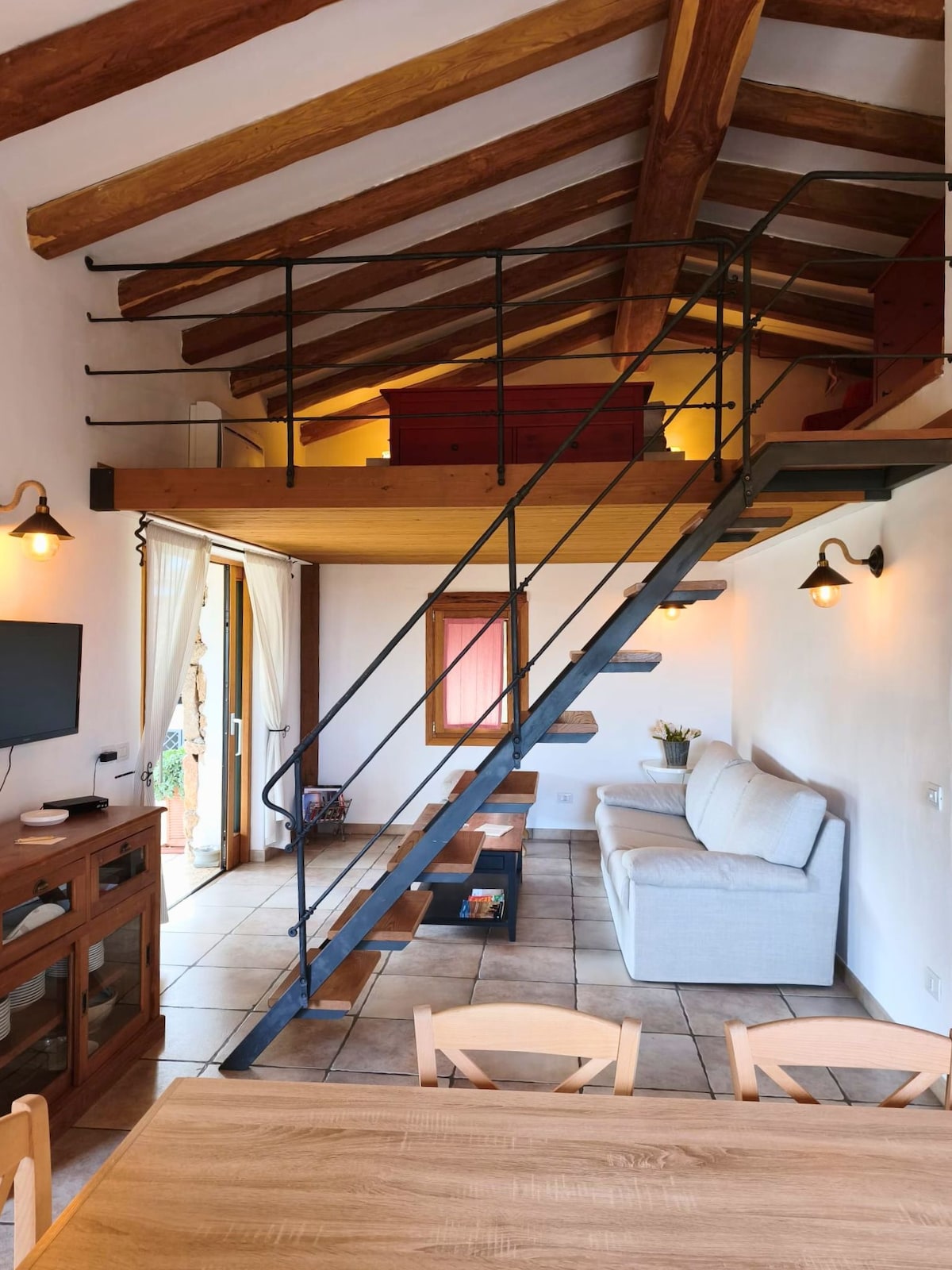 Successful Airbnb property: Stone villa with veranda in nature in Olbia