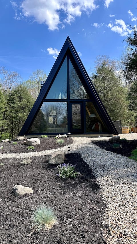 Private A-Frame on 20 Acres | Remote-Work Friendly