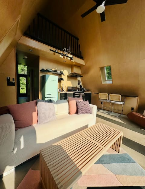 Private A-Frame on 20 Acres | Remote-Work Friendly