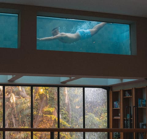 Iconic Ubud Stay • Glass Pool • River Gorge View