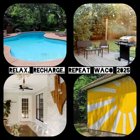 Texas Sunshine Oasis WACO Baylor Gameroom Pool Spa