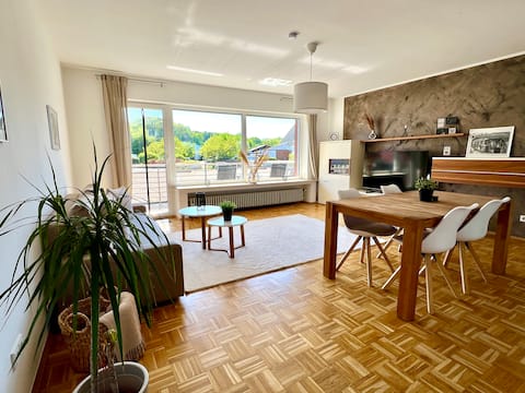 modern and familyfriendly apartment with balcony