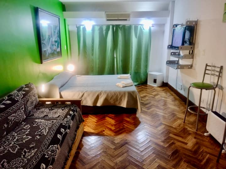 Studio mobiliado em Retiro, no centro de Buenos Aires