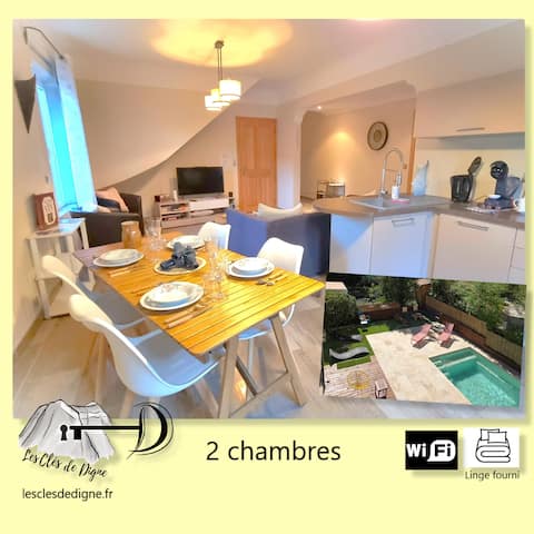 Charming 3-bedroom apartment with pool