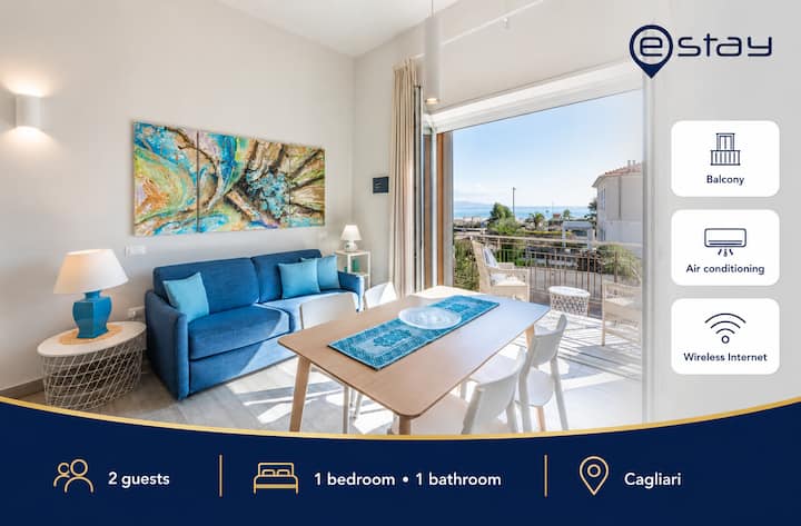 Estay - Poetto Sea Breeze - Blu - Cagliari