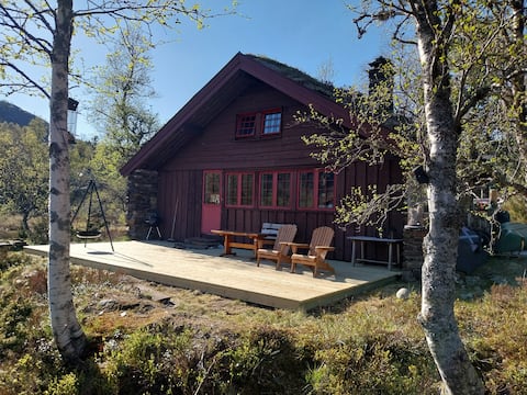 Cozy cabin in Bergsdalen. With canoe.
