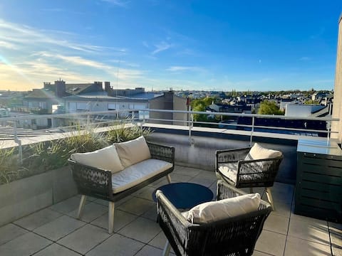 LuxPenthouse 200m² Terrace Gym Parking