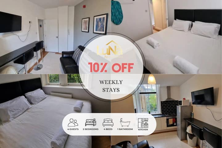 Stay Longer, Save More! 2br 4 Beds 20% Off - Gateshead