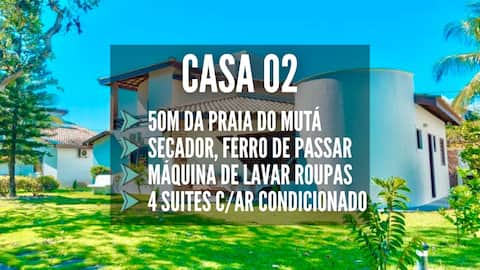 CSP02: 50M from MUTÁ BEACH, 4 Suites with A/C