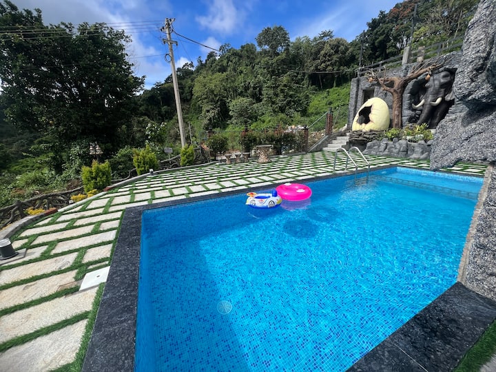 Beautiful A/C 4BHK Pool Villa in Munnar