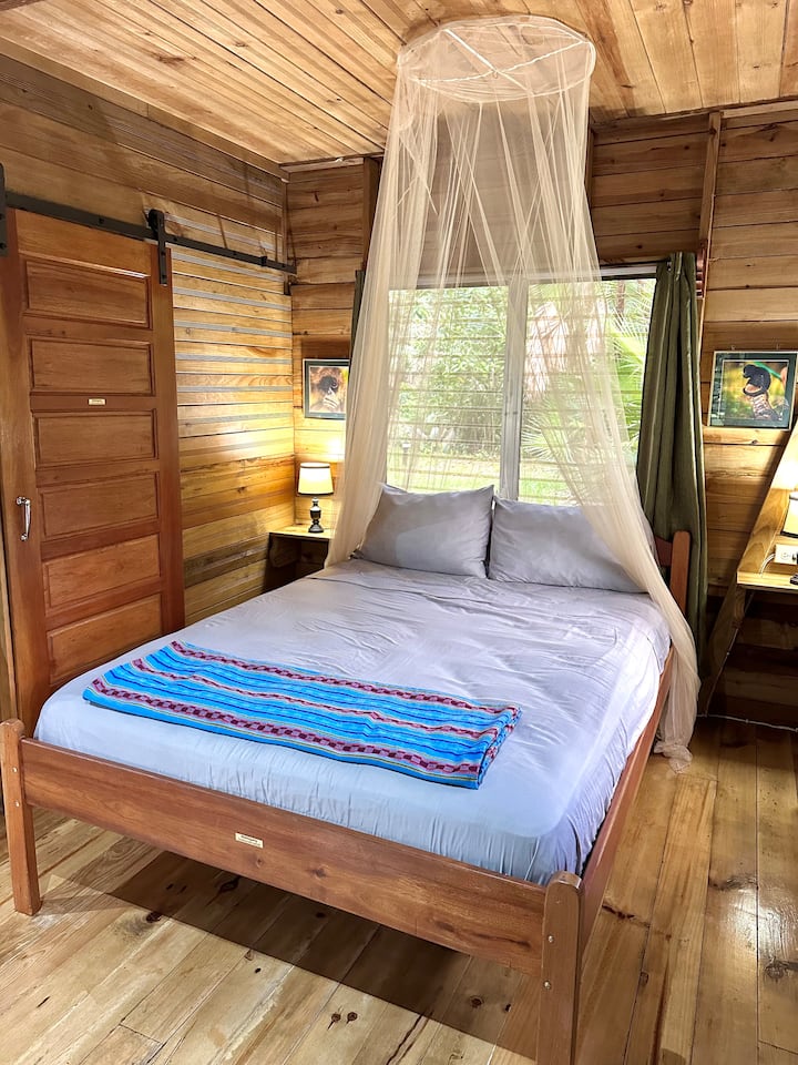 Sleep peacefully with the sounds of the jungle all around.