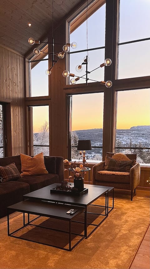 New large cottage high up at Skeikampen