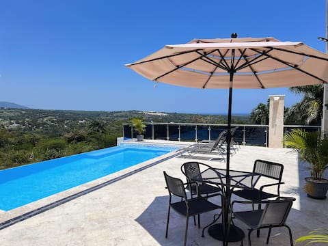 Oasis villa with mountain views, ocean views