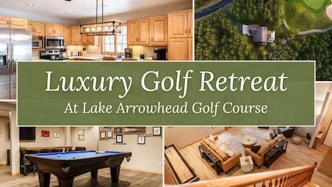 Luxury Golf Retreat w/ Hot Tub & Game Room