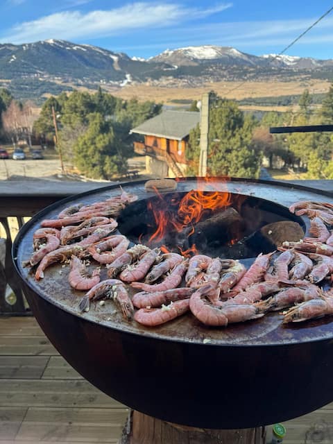 Chalet for 12 people in Matemale – Lake View & Nordic Bath