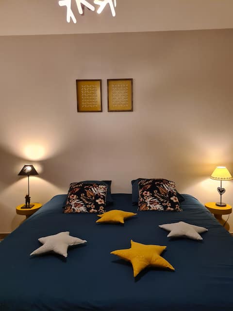 cozy accommodation with terrace in the village center