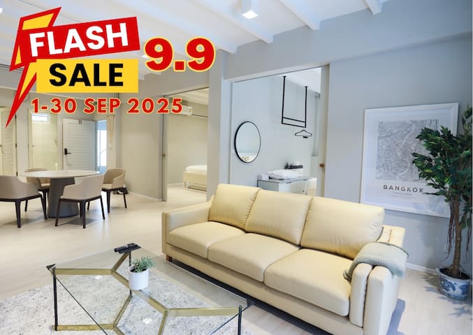 prani B. ploenchit 2BR luxe suite 1MIN to BTS