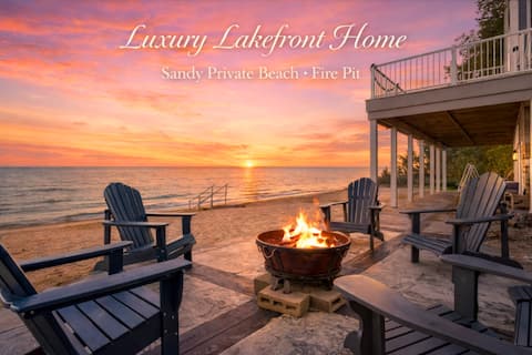 Luxury Lake Front Home-Private Beach
