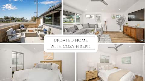 Remodeled /2 Car Parking/Clean/Patio w/ Firepit