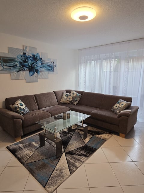 Bright basement apartment on the Kaiserstuhl