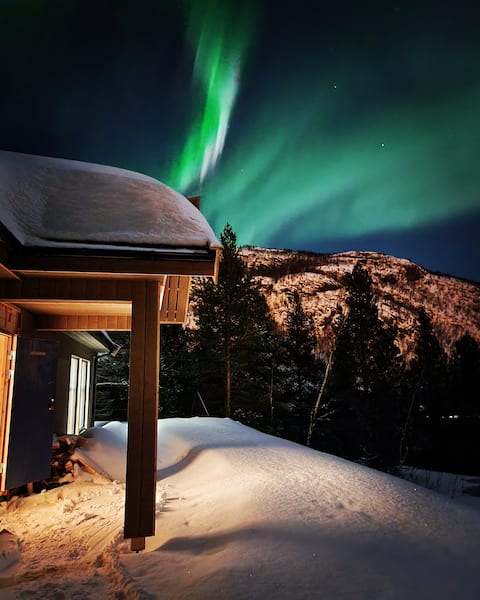 Stylish Cabin in Rafsbotn, northern Lights&Nature