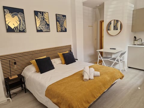 Suite 7 Studio with kitchen and private bathroom