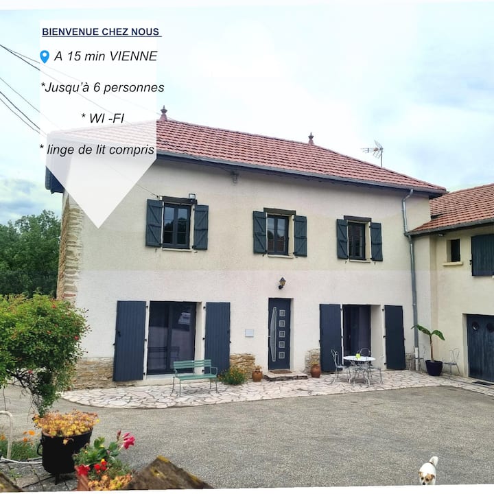 Séjour Détente Maison De Charme Près Vienne & Lyon - Beaurepaire