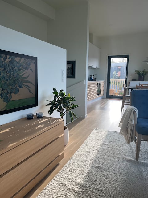 Successful Airbnb property: The townhouse in Krabbavigå in Madla