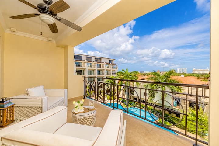 Modern 2br Palm Beach Area W/terrace, Gym & Pool - Aruba