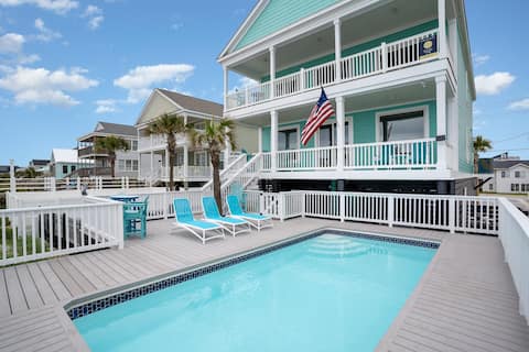 Salty Breeze: Luxury Oceanfront w/Private Pool, Ho