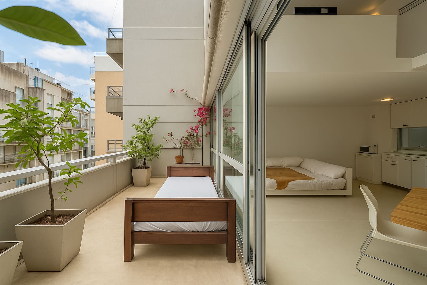 Amplio Loft con balcón, cama King y Jacuzzi, fotografía 1 de 11