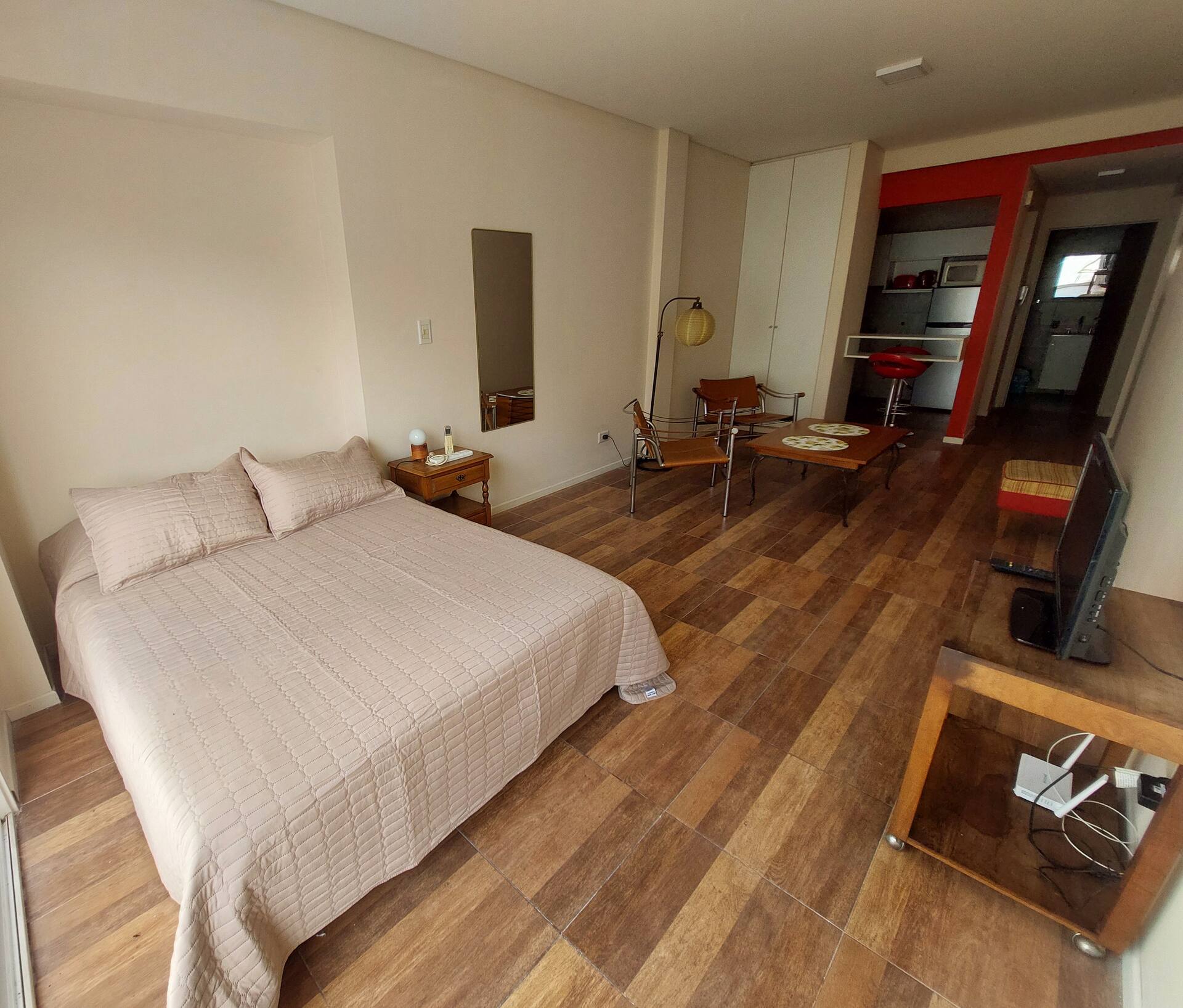 Квартира-студия с балконом в Villa Urquiza
