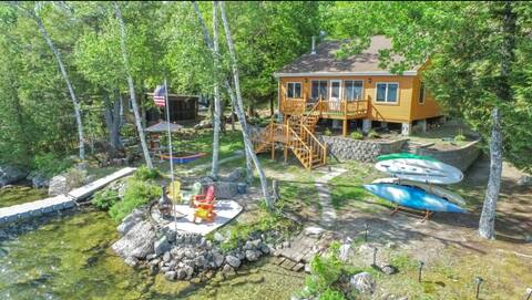 Fun Lakefront Cabin near Acadia