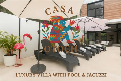 Luxury Villa w/ Pool & Jacuzzi Near the Beach