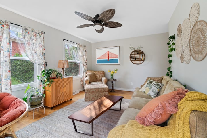 Oakhurst Boho House: Sweet Location And Comfy Vibe - Charlotte
