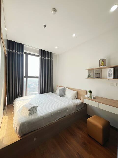 Green Pearl BacNinh 1br Apt,Le Thai To w heater