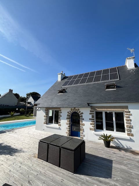 Family home with pool
