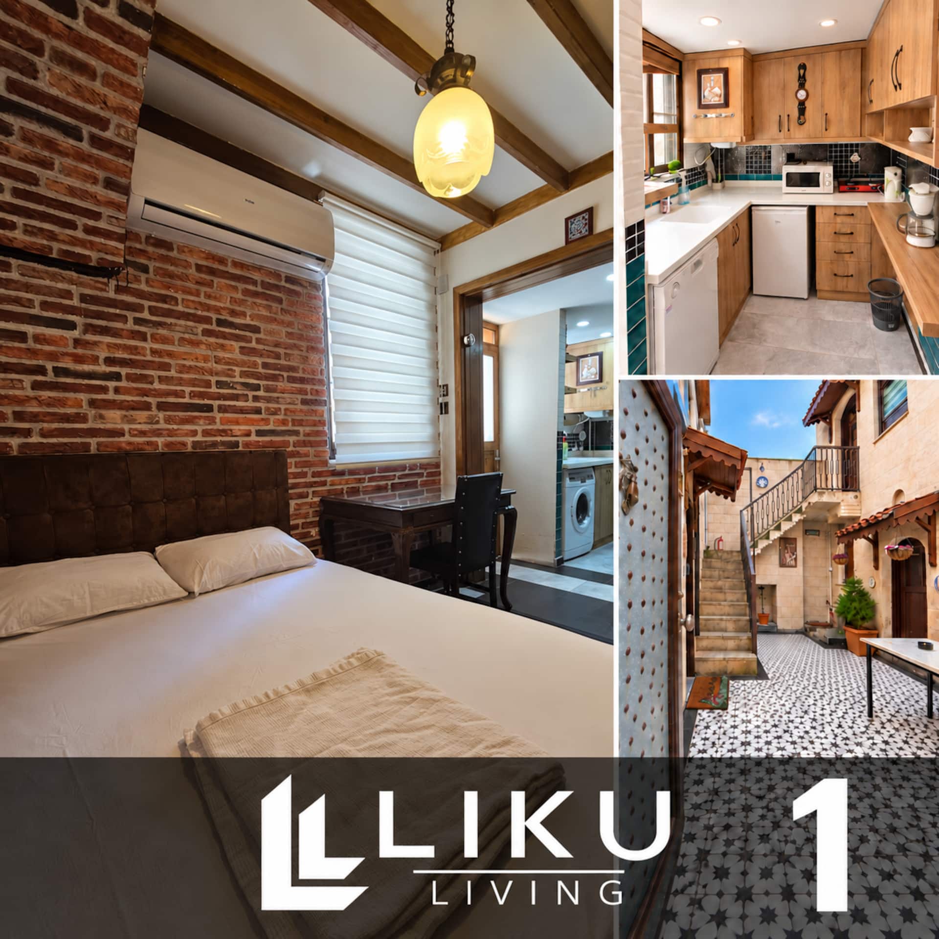 Courtyard Apartment in a Historic Mansion by LiKu