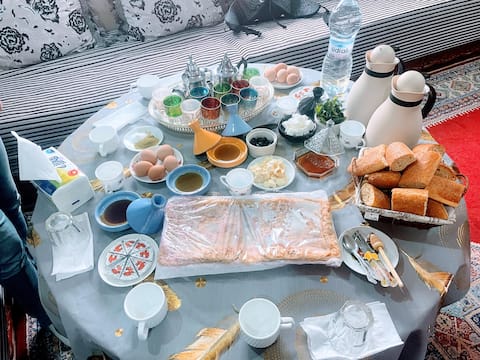 house with two air-conditioned bedrooms