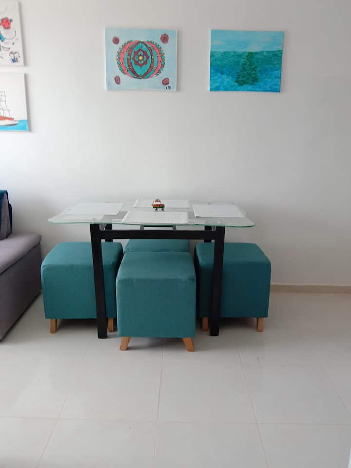 Apartamento Cómodo  Con Zona De Trabajo - Cartagena de Indias