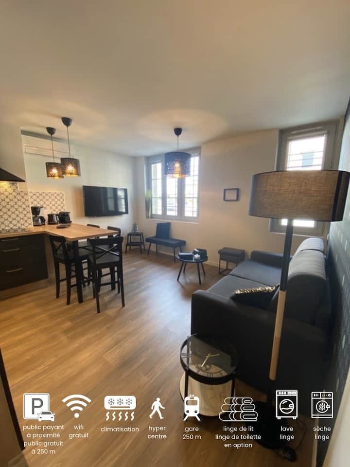 Marianne 3, Apt 4 Pers, Hyper Centre, Wifi - Bergerac