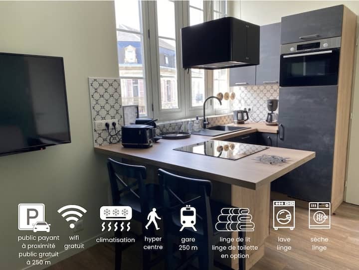 Marianne 5, Apt 2 Pers, Hyper Centre, Wifi - Bergerac