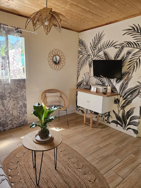 Top performing Airbnb: Small house In the heart of the plantations Donkeyback in La Possession